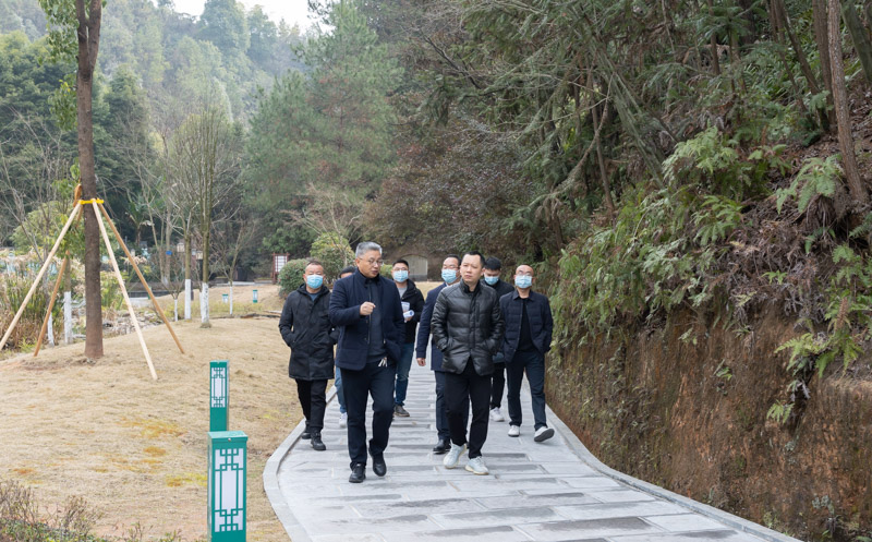 總經(jīng)理范涌調(diào)研恩施國(guó)投·百花園景觀(土司城改擴(kuò)建一期)工程項(xiàng)目
